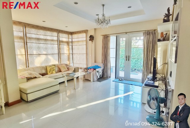 บ้านเดี่ยว ลัดดารมย์ ชัยพฤกษ์-แจ้งวัฒนะ 92 ตร.ว หลังมุม ราชพฤกษ์  ต้นโครงการ พร้อมเรือนรับรอง บ้านสวย พร้อมอยู่