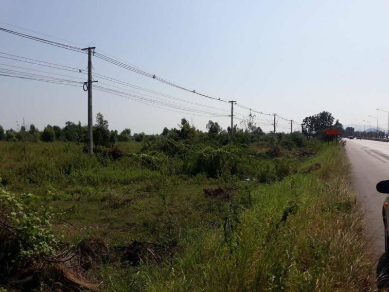 ขายที่ดิน 75 ไร่ ติดทางหลวงหมายเลข 4  เส้นเลี่ยงเมือง ชะอำ-ปราณบุรี ช่วง กม.ที่12 จากแยกชะอำ