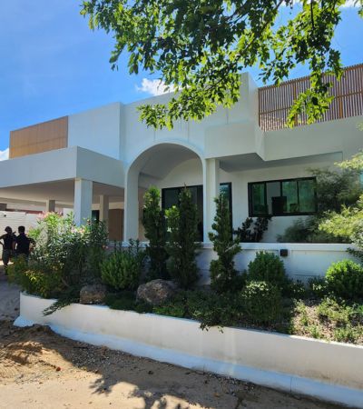 ราคา Pre-Sale บ้าน Modern Luxury Pool Villa  ในหมู่บ้านวังตาล หมู่บ้านดี ทำเลดีมาก โซนหางดง