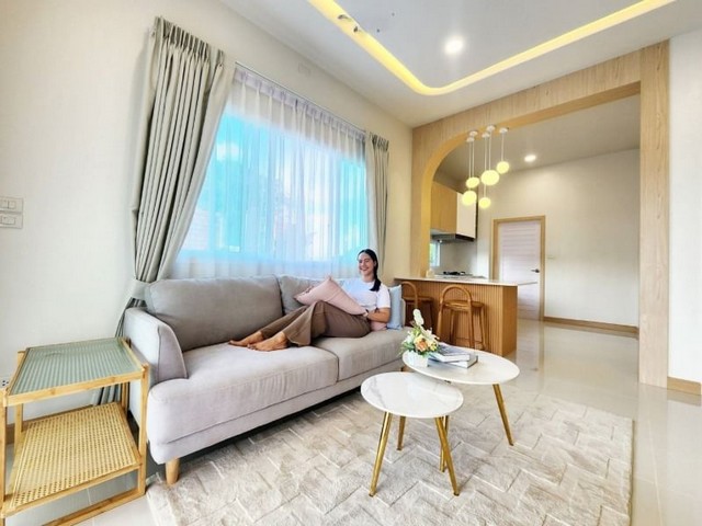 บ้านสร้างใหม่ชั้นเดียว สไตล์มูจิ ตกแต่งน่ารัก สันผักหวาน