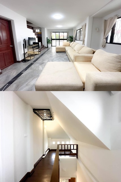 BTS อุดมสุข BTS ปุณณวิถี 2.9 กม. 5นอน ใหญ่มาก สุขุมวิท 101/1  ใหม่ทั้งหลัง บ้านเดี่ยว 4ชั้น เฟอร์นิเจอร์ครบ  450ตร.ม. 37ตร.วา.