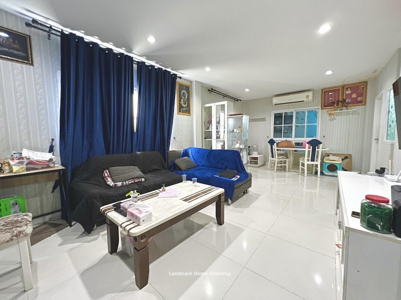 LM24-0236 ขายบ้านเดี่ยว 2 ชั้น อคาเดีย วิลล์ รังสิต - คลองสอง บ้านหลังริม หน้าบ้านไม่ชนใคร พื้นที่ 51.5 ตรว 3นอน 3น้ำ