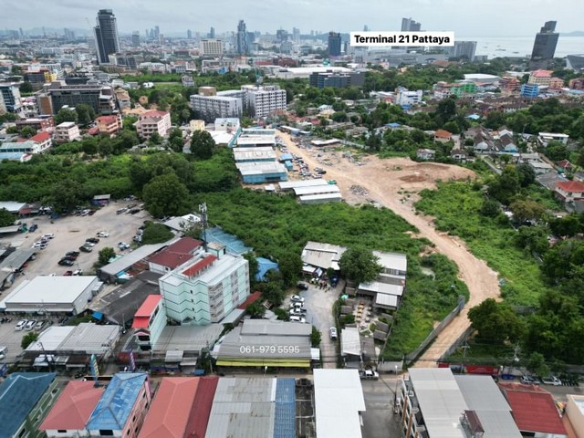 ขายที่ดินพัทยา ซอยโพธิสาร นาเกลือ แปลงสวย ทำเลดี แหล่งธุรกิจ FP-L0495
