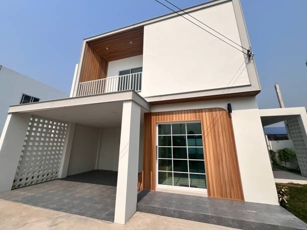 โซนท่าวังตาล ขาย 3.99 ล้าน 58 ตรว. บ้านสร้างใหม่ 2 ชั้น สารภี สไตล์โมเดิร์นมินิมอล บ้านสวย น่ารัก หลังใหญ่ ซื้อวันนี้พร้อมรับของแถมมากมาย
