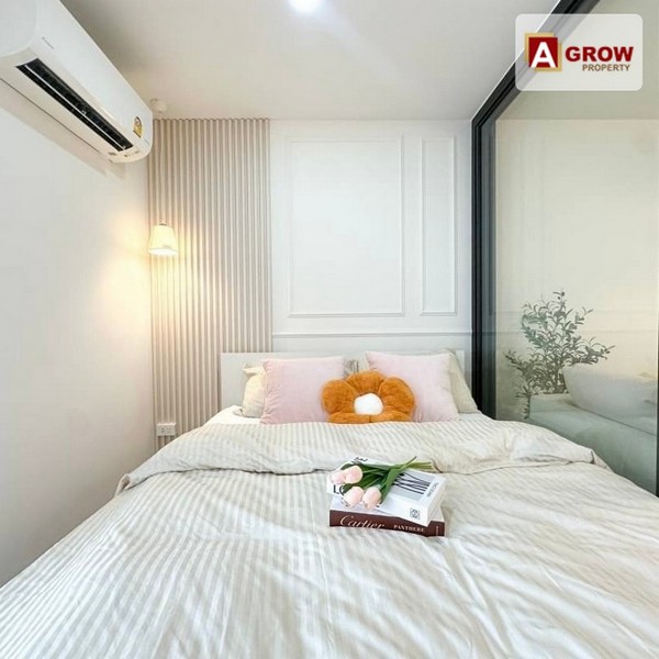 คอนโด รัชดาซิตี้18 ห้องสวยตกแต่งด้วยเฟอร์นิเจอร์ครบแบ่งสัดส่วนห้องได้อย่างลงตัว พร้อมหิ้วกระเป๋าเข้าอยู่ได้เลย