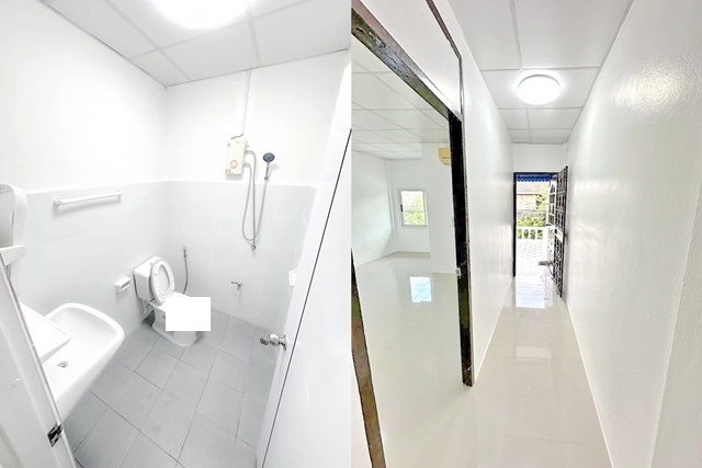 วชิรธรรมสาธิต51-59 สุขุมวิท 101/1  รักสัตว์ สุกี้ตี๋น้อย  ทาวน์เฮาส์ 2ชั้น 3นอน 2น้ำ 3แอร์ 23 ตร.วา. 122ตร.ม. ซีคอน 1.9กม.