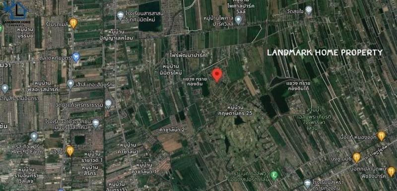 LM24-0039 ขายที่ดิน มบ.กฤษดานคร 25 ประชาร่วมใจ31 - คลองสามวา แปลงใหญ่ เนื้อที่ 351 ตรว ราคาต่ำกว่าประเมิน