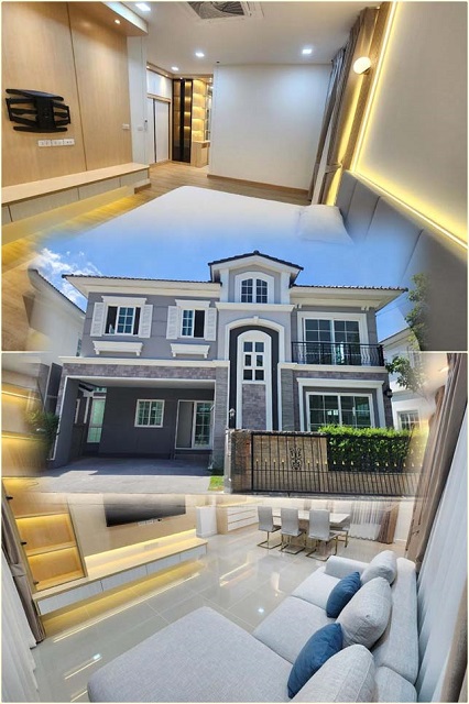 ถ.สุขุมวิท 101-105 พร้อมเฟอร์ BTS สำโรง 1.8 กม  อิมพีเรียลเวิลด์ คฤหาสน์หรู บ้าน 2 ชั้น 4นอน 4 น้ำ สำโรงเหนือ 23-27 BTS แบริ่ง 1.9 กม.  