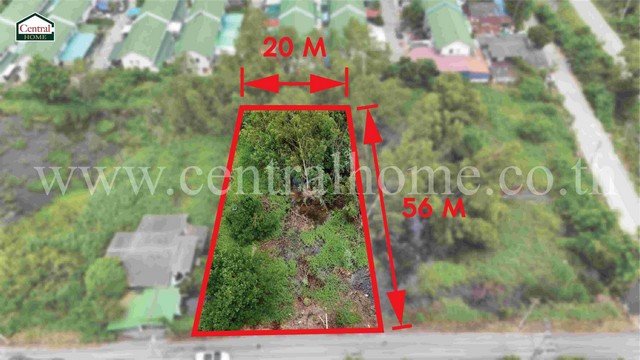 ที่ดินเปล่า 285 ตารางวา ซอยบงกช 55 คลองสอง คลองหลวง