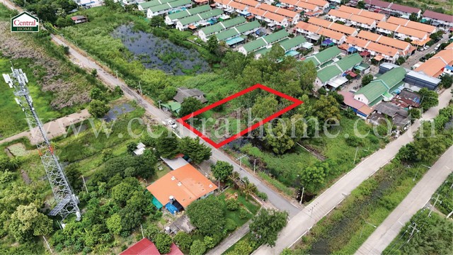 ที่ดินเปล่า 285 ตารางวา ซอยบงกช 55 คลองสอง คลองหลวง