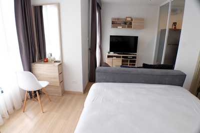 คอนโด The Base พระราม9 รามคำแหง ให้เช่าขนาด 25 ตรม studio ชั้น 35