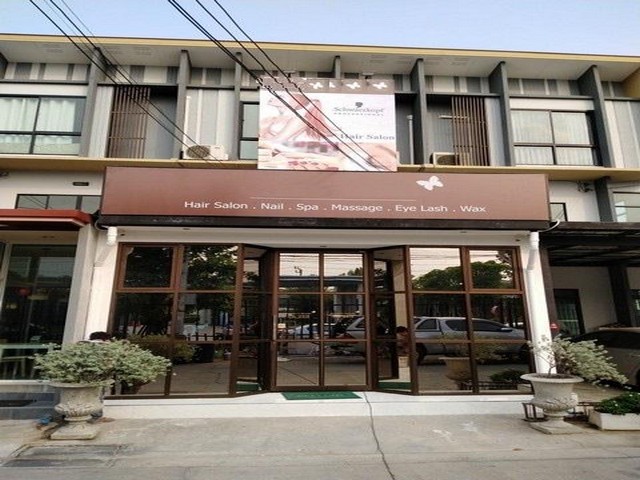 PB4822 ขายโฮมออฟฟิศ 3ชั้น โครงการ the connect พัฒนาการ  พร้อมกิจการร้านเสริมสวย พร้อมดำเนินกิจการต่อได้เลย