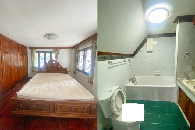 BTS​ทองหล่อ 1กม. รพ.สมิติเวช 490ม. 6นอน เอ็มควอเทียร์ สุขุมวิท 47-51  ให้เช่าบ้าน Homeoffice 3ชั้น 30ตรว. 350ตรม ทำออฟฟิศ ได้   6แอร์