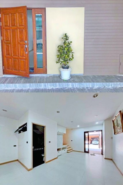 MRT เมืองทองธานี 2.1 กม. เฟอร์ครบ รถไฟฟ้าสายสีชมพู ให้เช่าทาวน์โฮม 3.5 ชั้น สามัคคี 1.6 กม. ใหญ่มาก 3นอน 5แอร์  230ตร.ม. 30 ตร.วา.