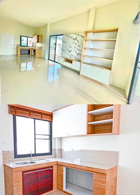 เขาหินซ้อน PT พนมสารคาม4  700 ม.ตลาดพูนทรัพย์ 800 ม.บ้านเดี่ยว 210 ตร.ม.52 ตร.วา.3 นอน 2 น้ำ ติดถนน