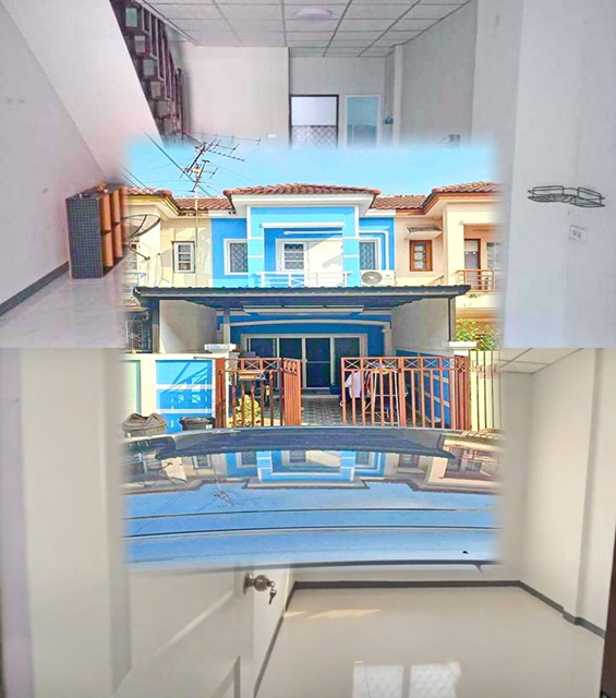 เพชรเกษม 1.6 กม.ให้เช่าทาวน์เฮ้าส์ 2 ชั้น บิ๊กซี  2 นอน รีโนเวทใหม่ บ้านสวย สภาพดี  2 น้ำ 1แอร์ 16 ตร.วา. ตลาดบางแคภิรมย์ 1.5 กม.