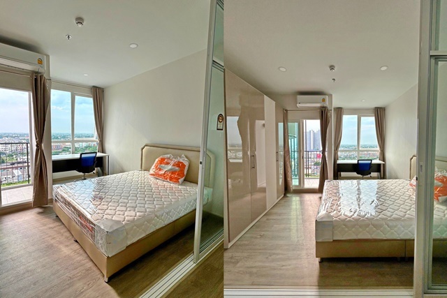 เครื่องใช้ไฟฟ้าครบ ให้เช่าคอนโด ชั้น 14  32 ตร.ม. 1 นอน 1 น้ำ  โรบินสัน ซีคอน บางแค 0.4กม. เฟอร์จัดเต็ม MRTภาษีเจริญ 300 ม.