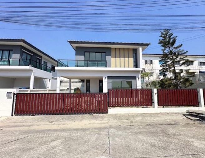  ให้เช่าบ้านเดี่ยว 2 ชั้น  โครงการซีพีเอ็น วิลล์ 2 ลำลูกกา เนื้อที่ 74 ตรว 