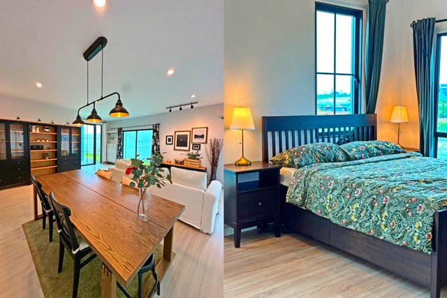 ถูกที่สุด คฤหาสน์หรู ตลาดประชาอุทิศ90 3กม. ติดโซล่าเซลล์ ประหยัดไฟฟ้า 2ชั้น 225ตร.ม. 58ตร.วา. 3 นอน วัดคูสร้าง รร. สารสาสน์วิเทศศึกษา 2 กม.