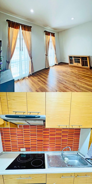 MRTจตุจักร 1 กม. เฟอร์บิวท์อิน ให้เช่าทาวน์เฮาส์  3ชั้น 3นอน  23ตร.วา.เมเจอร์ รัชโยธิน 1.8 กม.