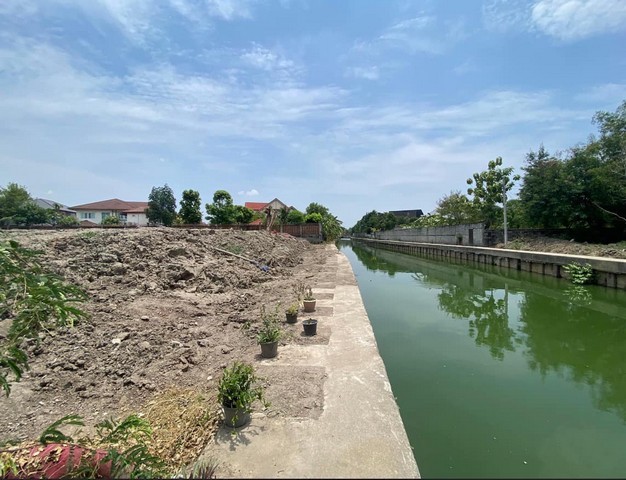 ขายที่ดิน 506 ตารางวา รามอินทรา14 (มัยลาภ) ถมแล้วสูง 1.5 เมตร แปลงสี่เหลี่ยมสวย แนวรถไฟฟ้าสีชมพู 