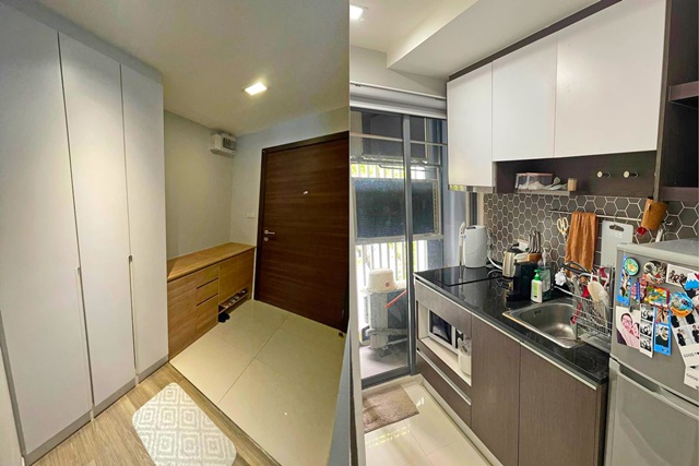 โมนีค สุขุมวิท64 BTSอุดมสุข ปุณณวิถี 600ม. สไตล์ญี่ปุ่น 2นอน วิวสระว่ายน้ำ ให้เช่าคอนโดตึก A ชั้น3 1น้ำ 3แอร์ 47ตร.ม.จัดเต็มเฟอร์