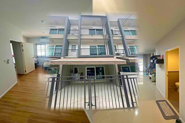  ให้เช่าทาวน์โฮม 3 ชั้น MRTศรีเอี่ยม ประเวศ 20  ตร.ว 170  ตรม เฟอร์นิเจอร์ครบ เฉลิมพระเกียรติ20-30 3นอน 3 น้ำ 2 แอร์  สระว่ายน้้ำ ฟิสเนต