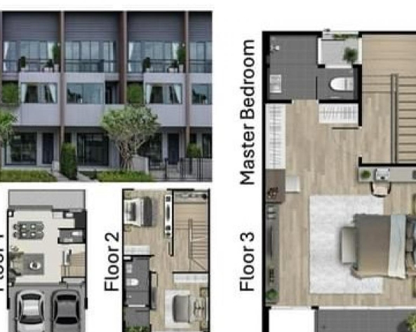 ให้เช่าบ้านกลางเมือง ดิอิดิชั่น สาทร-สุขสวัสดิ์64 ทุ่งครุ 