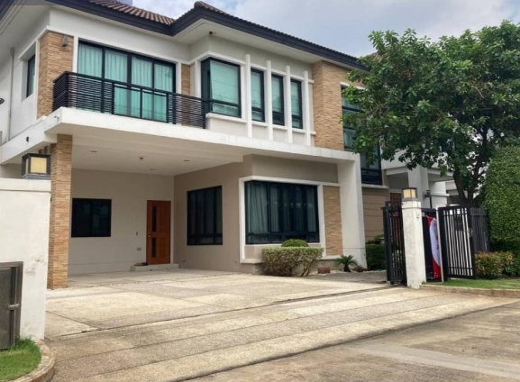 ให้เช่าบ้านเดี่ยว Grand Bangkok Boulevard ราชพฤกษ์ -รัตนาธิเบศร์ 4 ห้องนอน 4 ห้องน้ำ บ้านพร้อมเฟอร์