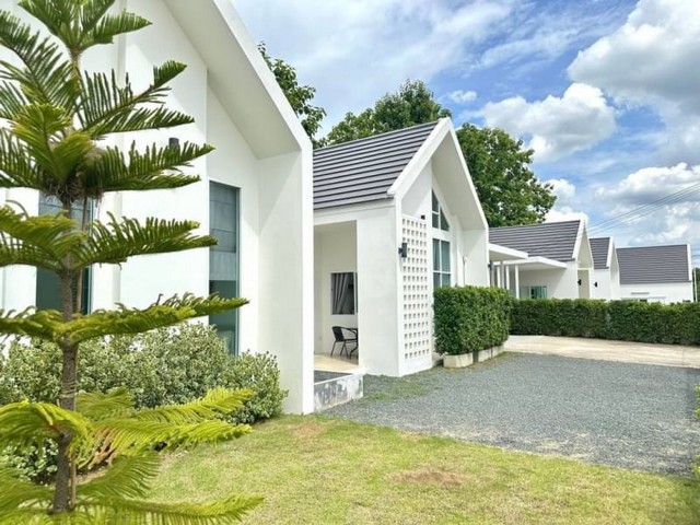 บ้านเดี่ยว สไตล์โมเดิร์นนอร์ดิก หนองหาร สันทราย     