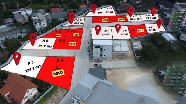 ที่ดินสวย ใกล้มทร.ล้านนา โซนเจ็ดยอด                       