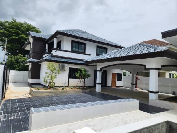 บ้าน 2 ชั้น พร้อมสระว่ายน้ำ ให้เช่า 120,000 บาท ขาย 18 ล้าน สันกำแพง บ้านกว้างสุดๆ 