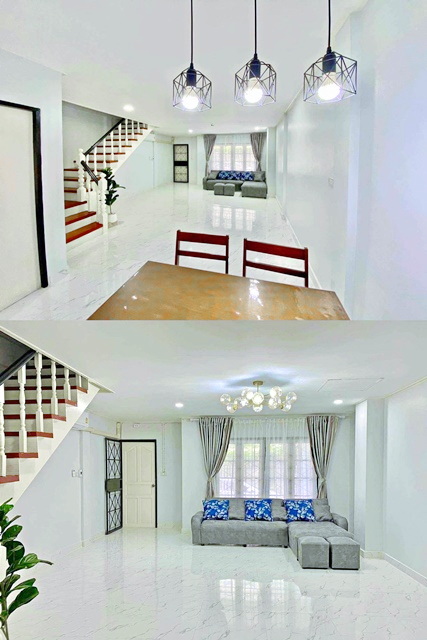 เฟอร์บิวท์อิน ให้เช่าทาวน์เฮ้าส์ 2 ชั้นรพ.ธัญบุรี 2.5 กม. ติดมอเตอร์เวย์ คลอง5  3 นอน  ม.อีสเทิร์นเอเชีย 2.2 กม. 2 น้ำ .20 ตร.วา  ราชา