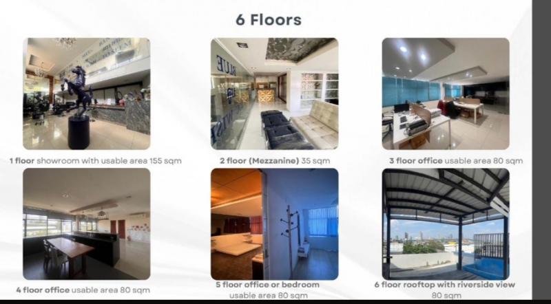 ให้เช่าอาคาร ปากซอยเจริญนคร 70 พื้นที่ 500ตรม  ตรงข้ามตลาดนัดสุวรรณเกลียวทอง