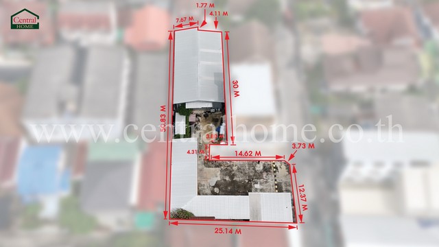 ที่ดิน พร้อมโกดัง 205 ตารางวา ซอยประชาราษฎร์ 16/1 ใจกลางเมืองนนท์ ใกล้รถไฟฟ้าสถานีติวานนท์