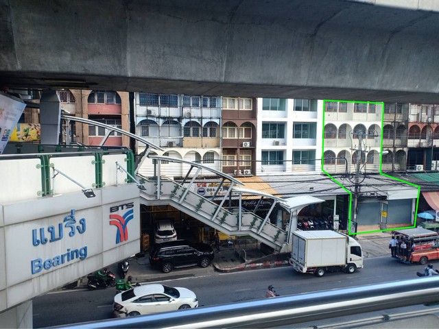 ให้เช่าอาคารพาณิชย์ 4.5 ชั้น 250 ตรม. รีโนเวทใหม่ ริมถนนสุขุมวิท ติดทางขึ้นลง BTS แบริ่ง พร้อมเปิดกิจการทันที ใกล้ศูนย์ประชุมไบเทค 