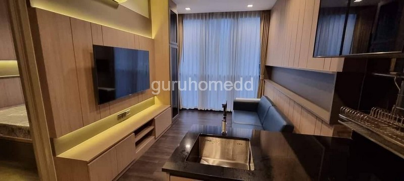 ให้เช่าคอนโด THE LINE อโศก รัชดา ใกล้ MRTพระราม9 ห้องขนาด 35 ตรม ชั้น 12 เฟอร์ครบพร้อมอยู่ - ghd000400R