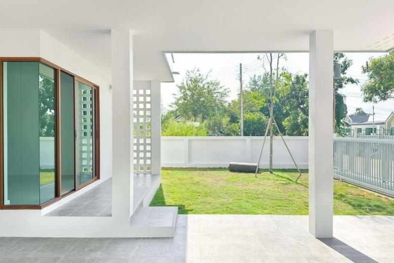 ขายต่ำกว่าราคาประเมิน บ้านเดี่ยวสไตล์มินิมอล ลดราคาเหลือ 2.49 ล้านบาท สันกำแพง พรอมเมนาด้า สนามบิน