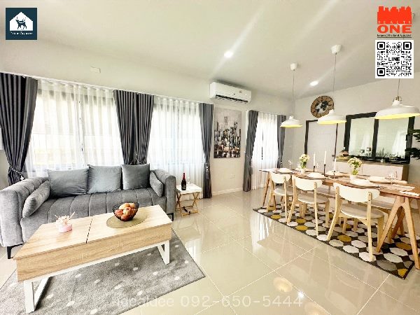 ขายบ้านแฝดหรู ขนาดใหญ่ สไตล์นอร์ดิก รังสิต คลอง 2 4,103,500฿