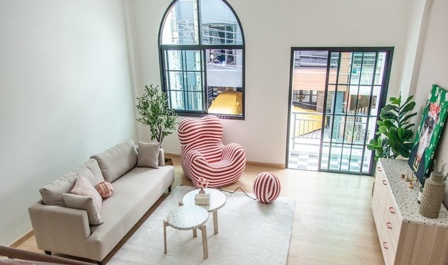 POR5017 ขายทาวน์โฮม โครงการ บ้านกลางเมือง โครงการ1 ซอยนาคนิวาส 4 ลาดพร้าว 71 รีโนเวทตกแต่งใหม่ ใกล้เลียบด่วน  อีสต์วิลล์