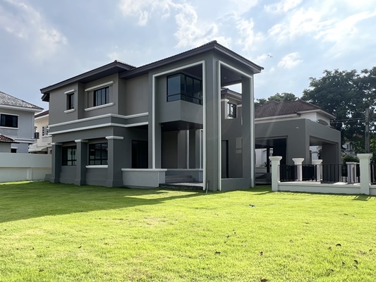 ขาย บ้านมือสองตกแต่งใหม่ พฤกษ์ภิรมย์รีเจนท์ ปิ่นเกล้า หลังริม เนื้อที่ 228 ตรว. 5 นอน 6 น้ำ รถไฟฟ้าสายสีม่วง ตลาดบางใหญ่ ลดทันที 1.4 ลบ.