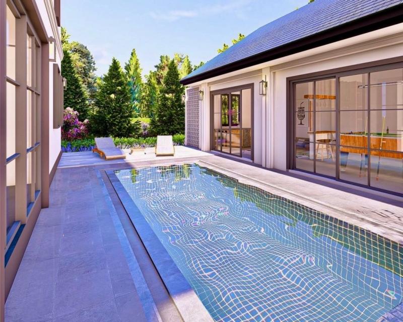 พูลวิลล่าหรูสร้างใหม่ หลังกาดฝรั่ง ราคาเริ่มต้นที่ 15.9 ล. หางดง 101 ตรว. บ้าน 2 ชั้น สไตล์โมเดิร์น เดินทางสะดวก (แล้วเสร็จ มกราคม 2568)