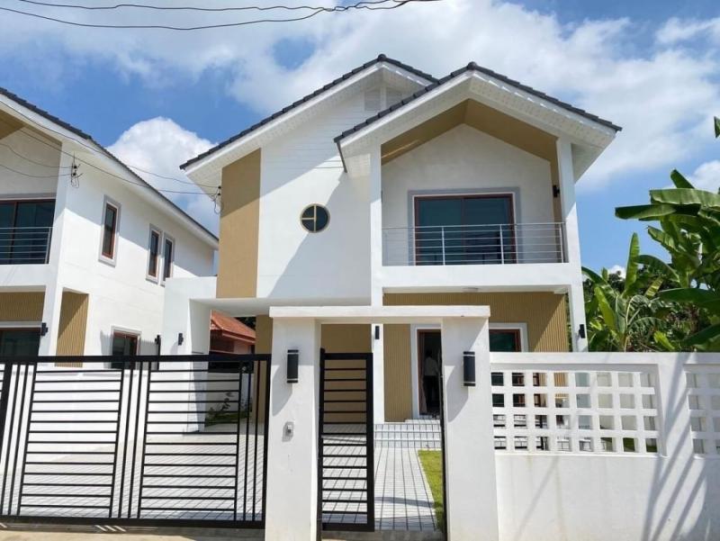 บ้านสวยคุณภาพดี ราคาเพียง 3.3 ล้าน 59.2-60 ตรว. สันผักหวาน หางดง บ้านสร้างใหม่ 2 ชั้น ใกล้กาดฝรั่ง ซื้อวันนี้ พร้อมรับของแถมเยอะจุใจ