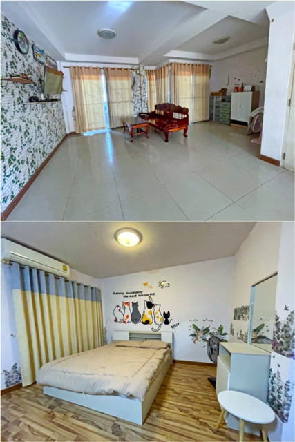 จัดเต็มเฟอร์ บิวท์อิน ถูก! คุ้มที่สุด ให้เช่าทาวน์เฮาส์ 2ชั้น รร.นานาชาติไทย-จีน 0.8กม.เครื่องใช้ไฟฟ้า 3นอน 2น้ำ โฮมโปรบางนา