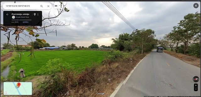 ขายที่ดิน 2 ไร่   รูปแปลงสี่เหลี่ยมสวย ลาดสะแก  ดอนตูม นครปฐม   ZJ138