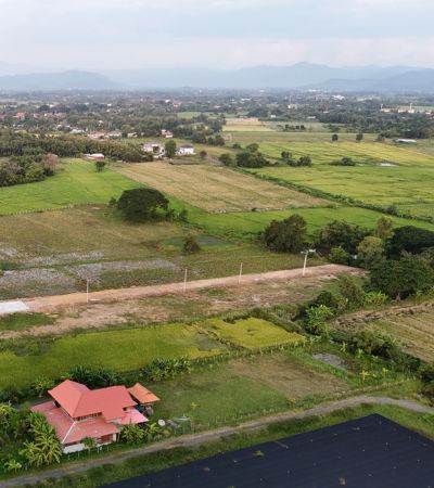 ที่ดินน้ำไม่ท่วม ใกล้เมืองเชียงใหม่ ใกล้ รร.นานาชาติ 4 แห่ง เพียง 15 นาที เท่านั้น!!!