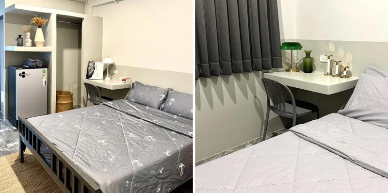 หอพักหน้า ม.มหิดล ประตู6 PJ Bed Story ศาลายา พุทธมลฑล นครปฐม ห้องพักใหม่ เช่าถูก เฟอร์ใหม่ทั้งตึก