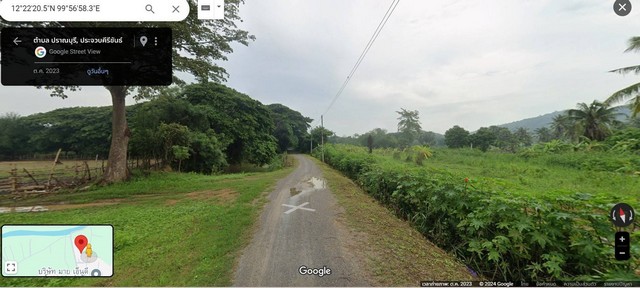 ขายที่ดินแปลงสวย  รูปแปลงสวย ติดถนนสองด้าน ต.ปราณบุรี อ.ปราณบุรี จ.ประจวบคีรีขันธ์