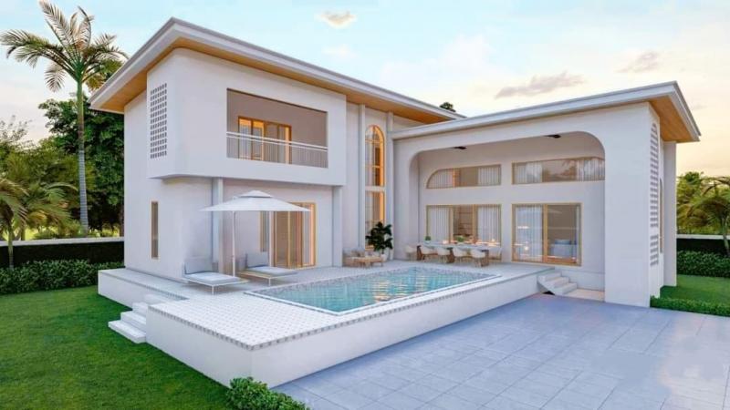 ขายบ้านหรูชลบุรี ????บ้านพูลวิลลา 2 ชั้น  บนพื้นที่ 100 ตารางวา