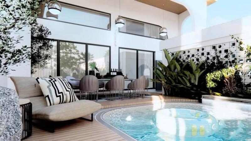 ขายบ้านหรูชลบุรี ????บ้านพูลวิลลา 2 ชั้น  บนพื้นที่ 100 ตารางวา